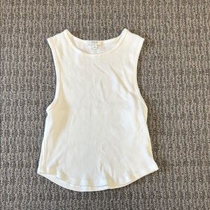 AGOLDE White Cut Out Muscle Tee